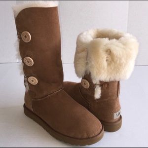 Chestnut UGG Bailey Button Boots
